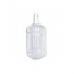 Latern DKD Home Decor Кристал Бял Бамбук (28 x 28 x 47 cm) - Decorațiuni