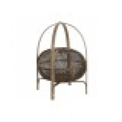 Поставка за свещ DKD Home Decor Естествен Кафяв Бамбук 33 x 33 x 42 cm - Decorațiuni