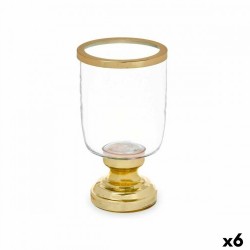 Поставка за свещ Чаша Златен Стомана 12 x 24,5 x 12 cm (6 броя) - Decorațiuni