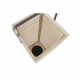 Latern DKD Home Decor LD-181413 20,5 x 21,3 x 61 cm Естествен Черен