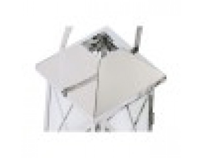 Latern Home ESPRIT Сребрист Кристал Стомана Хромирано 20 x 20 x 48 cm (3 Части)
