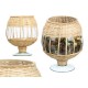 Поставка за свещ GiftDecor SG-30540 Прозрачен Естествен Cтъкло Pатан 18 x 22 x 18 cm (6 броя)