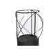 Комплект подложки за маса Home ESPRIT Черен Метал Кристал 27 x 27 x 125 cm (2 броя)