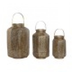 Комплект подложки за маса Home ESPRIT Златен Метал 25 x 25 x 40 cm - Home esprit