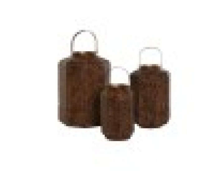 Комплект подложки за маса Home ESPRIT Кафяв Златен Метал 26 x 26 x 38,5 cm
