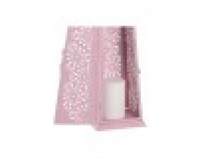 Latern Home ESPRIT Бял Зелен Розов Метал Алуминий Shabby Chic 13 x 13 x 43 cm (4 броя)