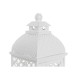 Улично осветление DKD Home Decor 24 x 24 x 74 cm Завършек със състаряващо покритие Кристал Метал Бял Арабин