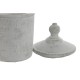 Ваза Home ESPRIT Сив Цимент Ориенталски 15 x 15 x 25 cm