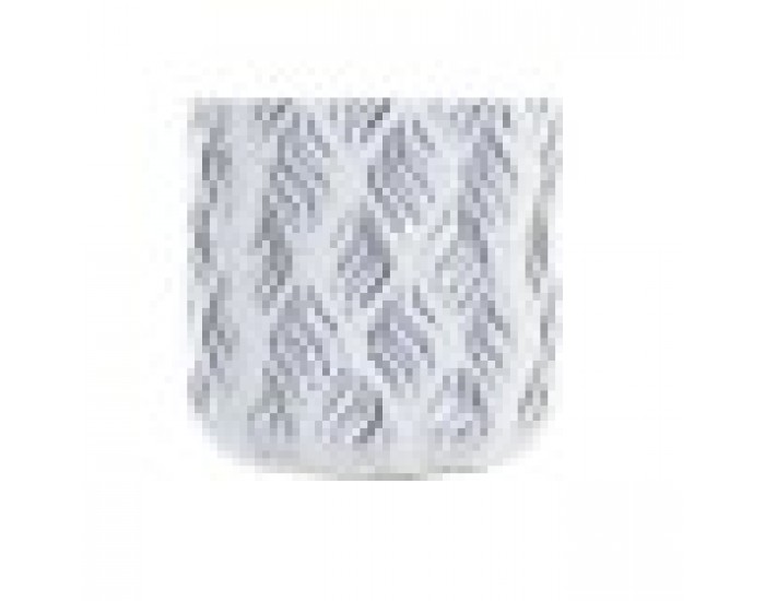 Ваза DKD Home Decor Порцелан Син Двуцветен Средиземноморско (13 x 13 x 31 cm)