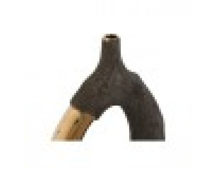 Ваза Home ESPRIT Кафяв Златен Каменинов Модерен 20 x 8 x 31 cm