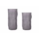 Ваза Home ESPRIT Сив Кристал Модерен 14 x 14 x 31,5 cm