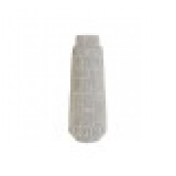 Ваза Home ESPRIT Бял Смола 15 x 15 x 41 cm - Vaze și decorațiuni de masă