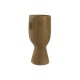 Ваза Home ESPRIT Кафяв Смола Лице 15 x 15 x 31 cm