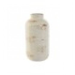 Ваза Home ESPRIT Бял Метал 15 x 15 x 28 cm - Vaze și decorațiuni de masă