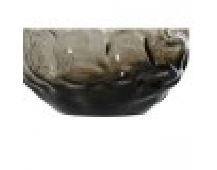 Ваза Home ESPRIT Тъмно сив Кристал Модерен 21,5 x 21,5 x 19 cm