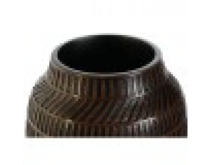 Ваза Home ESPRIT Кафяв Черен Смола Колониален 19 x 19 x 21 cm