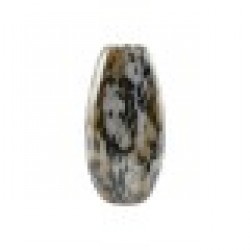 Ваза Home ESPRIT Черен Сметана Кристал Модерен 14,5 x 9,5 x 27,1 cm - Vaze și decorațiuni de masă