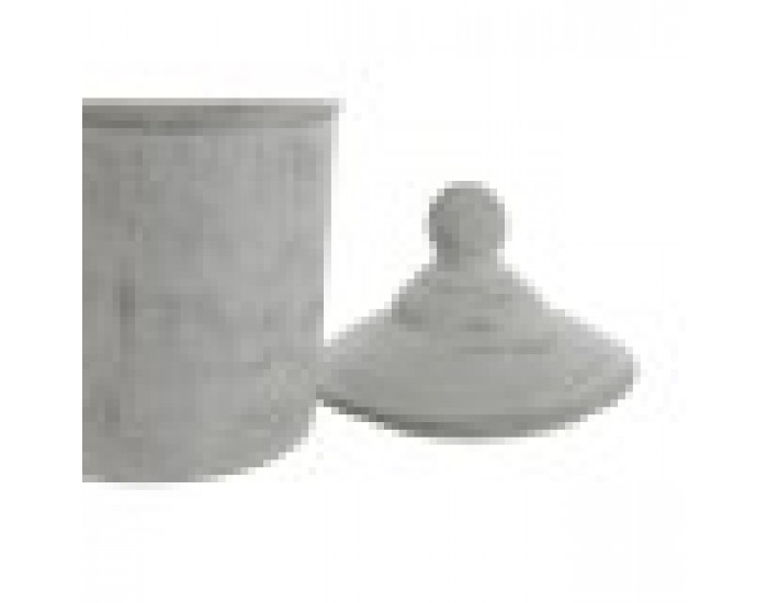 Ваза Home ESPRIT Сив Цимент Ориенталски 19 x 19 x 31 cm