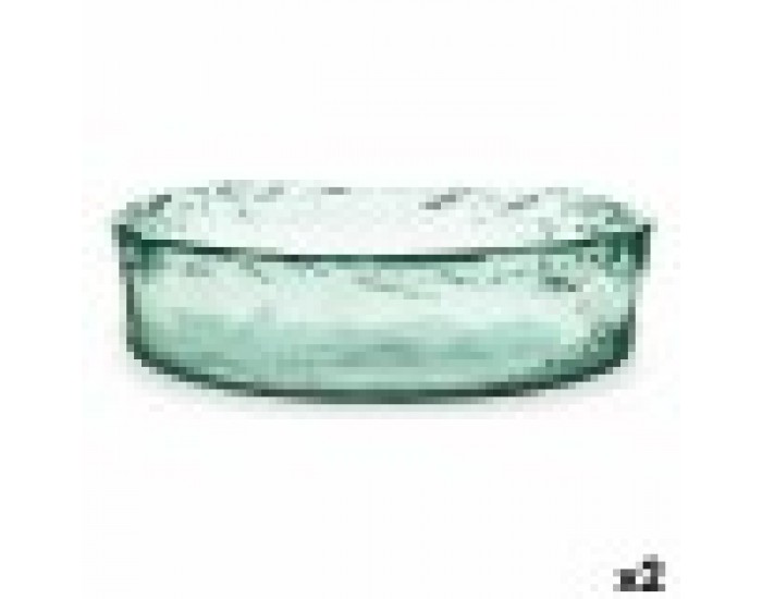 Украса за център на маса Кристал Прозрачен 30 x 8 x 30 cm (2 броя)