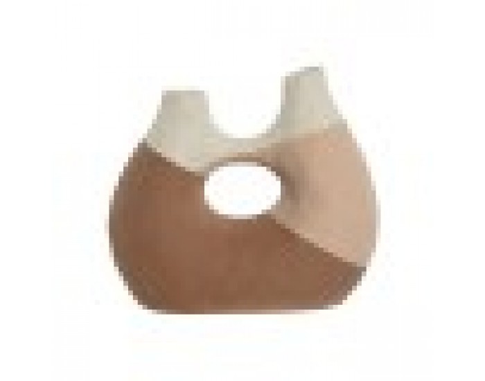 Ваза Home ESPRIT Трицветен Керамика Абстрактен 24 x 11 x 21 cm