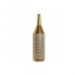 Ваза Home ESPRIT Бял Златен Метал Модерен 14,5 x 14,5 x 55,5 cm - Vaze și decorațiuni de masă