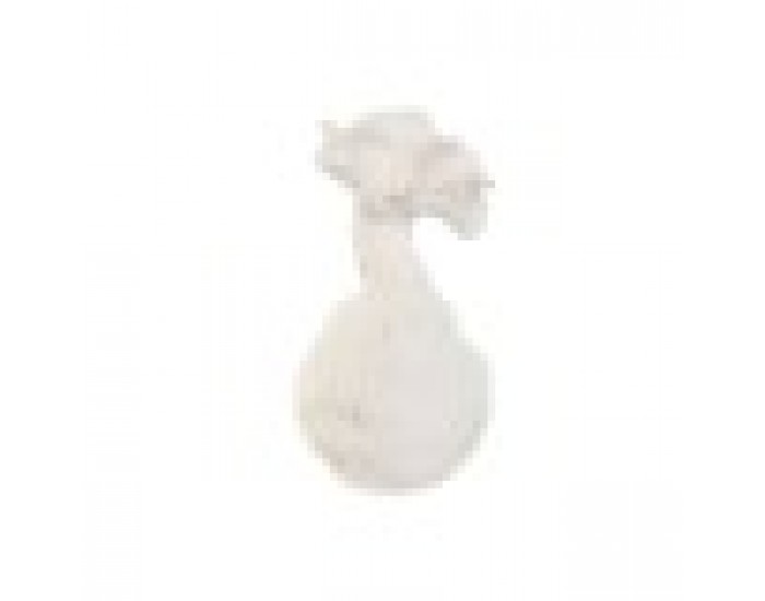 Ваза Home ESPRIT Бял Керамика Занаятчийски стил 13 x 13 x 24 cm