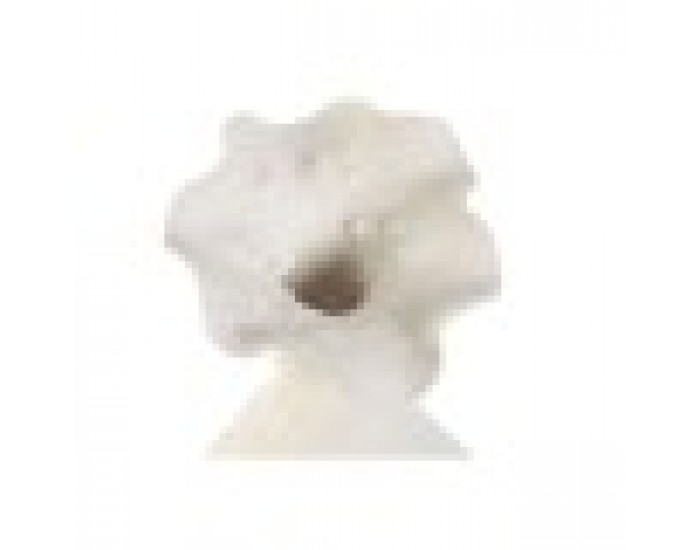 Ваза Home ESPRIT Бял Керамика Занаятчийски стил 13 x 13 x 24 cm