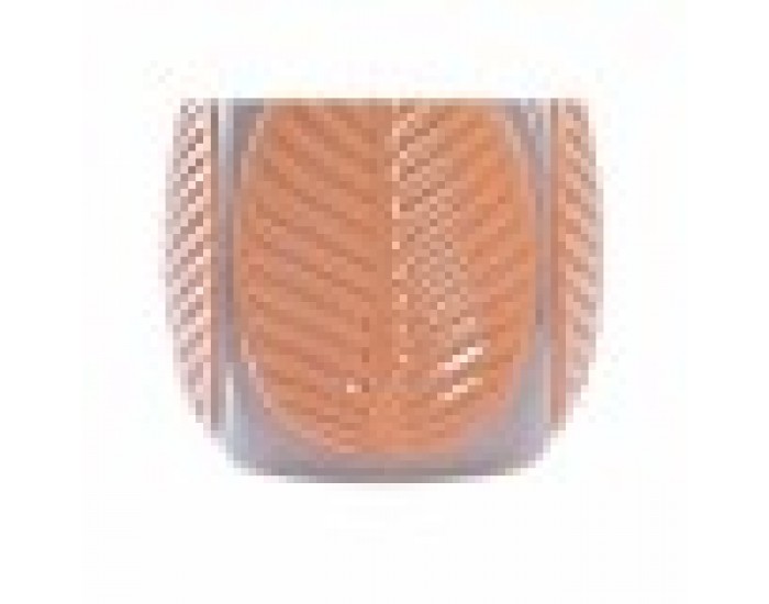 Ваза DKD Home Decor Кафяв Розов Каменинов Лист на растение 17 x 17 x 26 cm (2 броя)