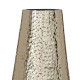 Ваза Златен Алуминий 14 x 14 x 31 cm