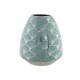Ваза DKD Home Decor Порцелан цвят тюркоаз Ориенталски (16 x 16 x 18 cm)