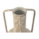 Ваза Home ESPRIT Бял Метал 23 x 23 x 35,5 cm