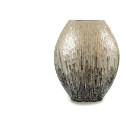 Ваза Сив Избелял ефект (18 x 44,5 x 40 cm) - Vaze și decorațiuni de masă