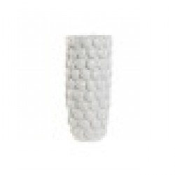 Ваза Home ESPRIT Бял Каменинов Средиземноморско 15,5 X 15,5 X 33,5 cm - Vaze și decorațiuni de masă