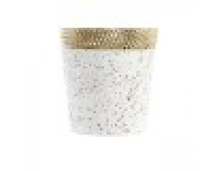 Ваза DKD Home Decor Сив Златен Метал Модерен (25 x 25 x 48 cm)