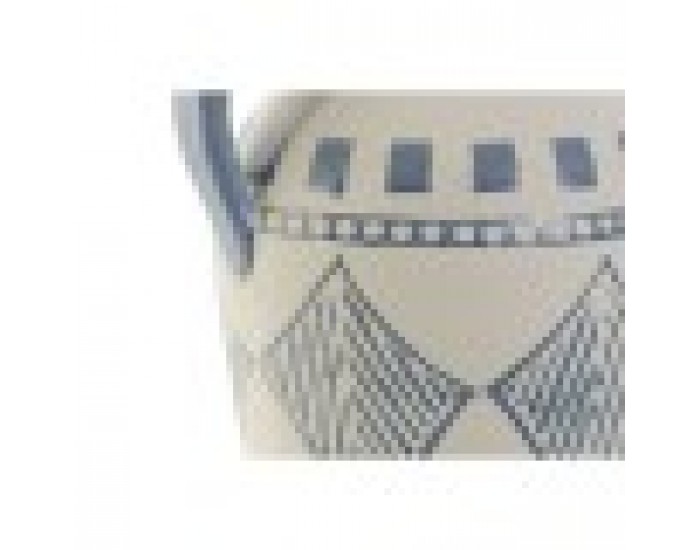Ваза Home ESPRIT Син Кафяв Керамика Средиземноморско 22 x 18 x 36,5 cm 22 x 18 x 35 cm