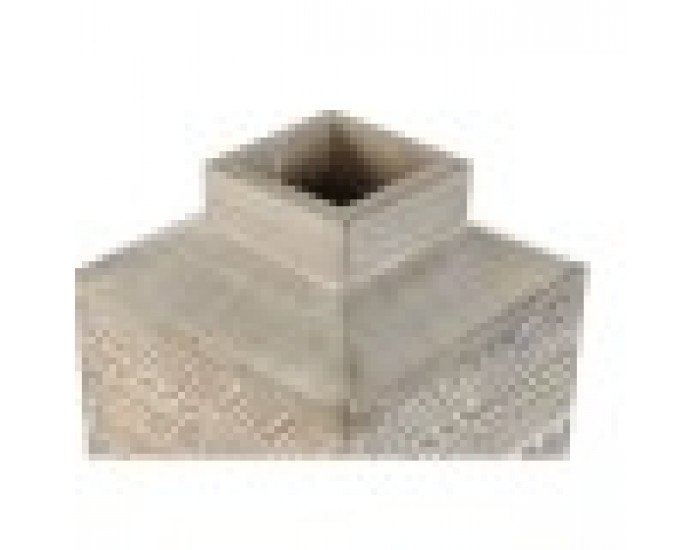 Ваза Home ESPRIT Бял Естествен Дърво манго Колониален 18 x 18 x 30,5 cm