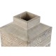 Ваза Home ESPRIT Бял Естествен Дърво манго Колониален 18 x 18 x 30,5 cm