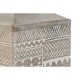 Ваза Home ESPRIT Бял Естествен Дърво манго Колониален 18 x 18 x 30,5 cm