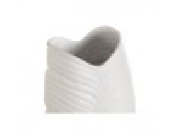 Ваза Home ESPRIT Бял Каменинов Тропически Лист на растение 21 x 10 x 50 cm
