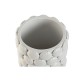 Ваза Home ESPRIT Бял Каменинов Средиземноморско 16,5 x 16,5 x 38,5 cm