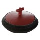 Китайска ваза Home ESPRIT Черен Червен Смола Ориенталски 28 x 28 x 15 cm