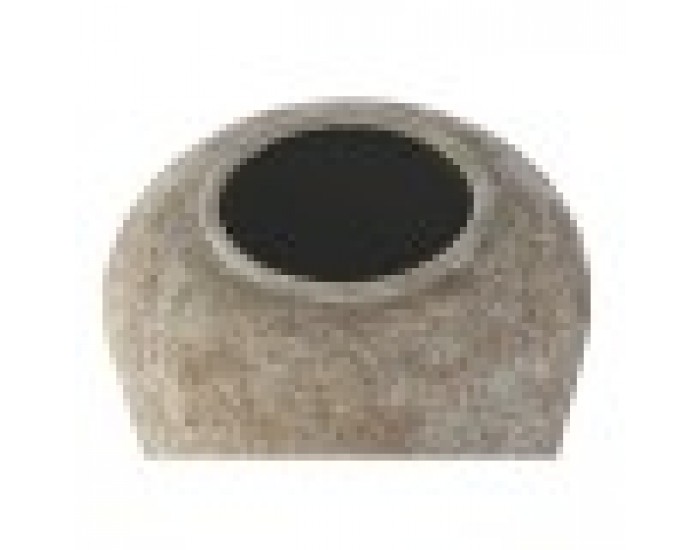 Ваза Home ESPRIT Бял Метал 31,5 x 31,5 x 38,5 cm
