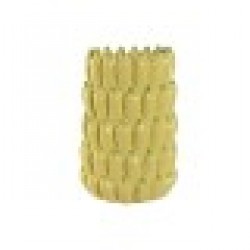 Ваза Home ESPRIT Жълт Керамика Каменинов Тропически 25 x 25 x 38 cm - Vaze și decorațiuni de masă