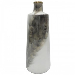 Ваза DKD Home Decor Метал Двуцветен Желязо Модерен (19 x 19 x 46 cm) - Vaze și decorațiuni de masă