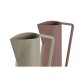 Ваза DKD Home Decor 12 x 10 x 35 cm Бежов Розов Желязо (2 броя)