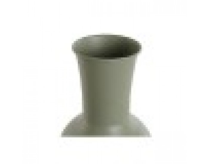 Ваза Home ESPRIT Зелен Сметана Метал 20 x 20 x 34,5 cm (2 броя)