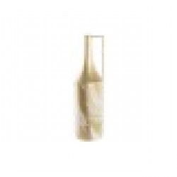 Ваза DKD Home Decor Златен Метал Сметана Тропически Лист на растение (21 x 21 x 71 cm) - Vaze și decorațiuni de masă