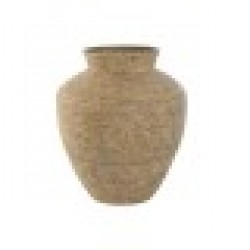 Ваза Home ESPRIT Бежов Метал 33 x 33 x 37 cm - Vaze și decorațiuni de masă