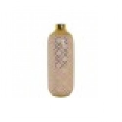 Ваза DKD Home Decor Порцелан Розов Златен Ориенталски (15 x 15 x 41,5 cm) - Vaze și decorațiuni de masă