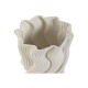 Ваза Home ESPRIT Бял Каменинов Модерен 16 x 16 x 26 cm